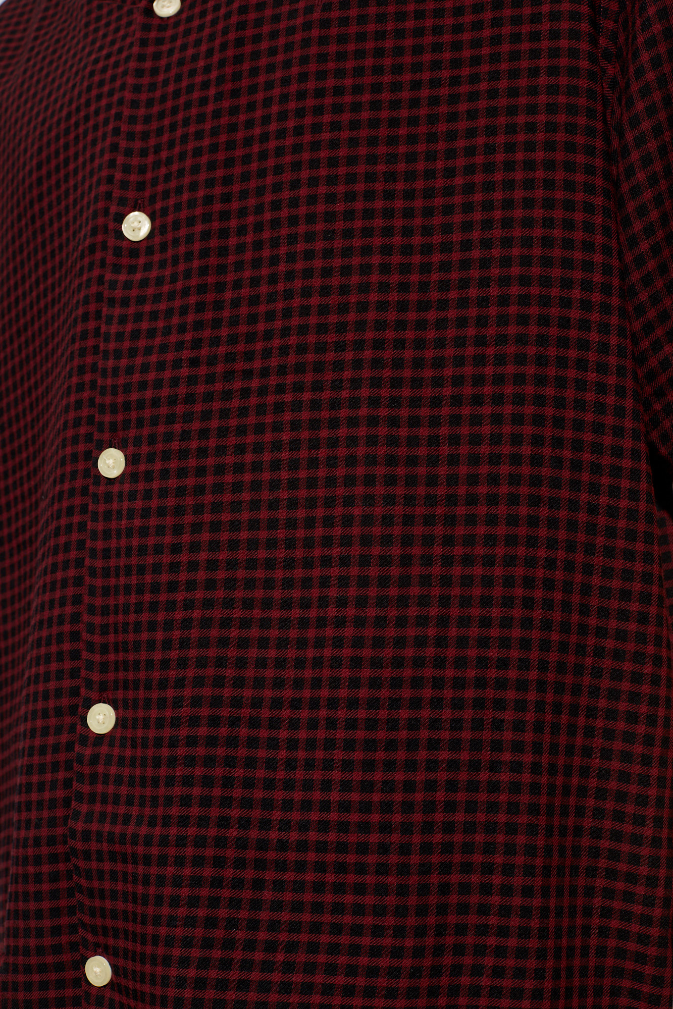 Burgundy 'Glendale' checked shirt AllSaints - Vitkac GB